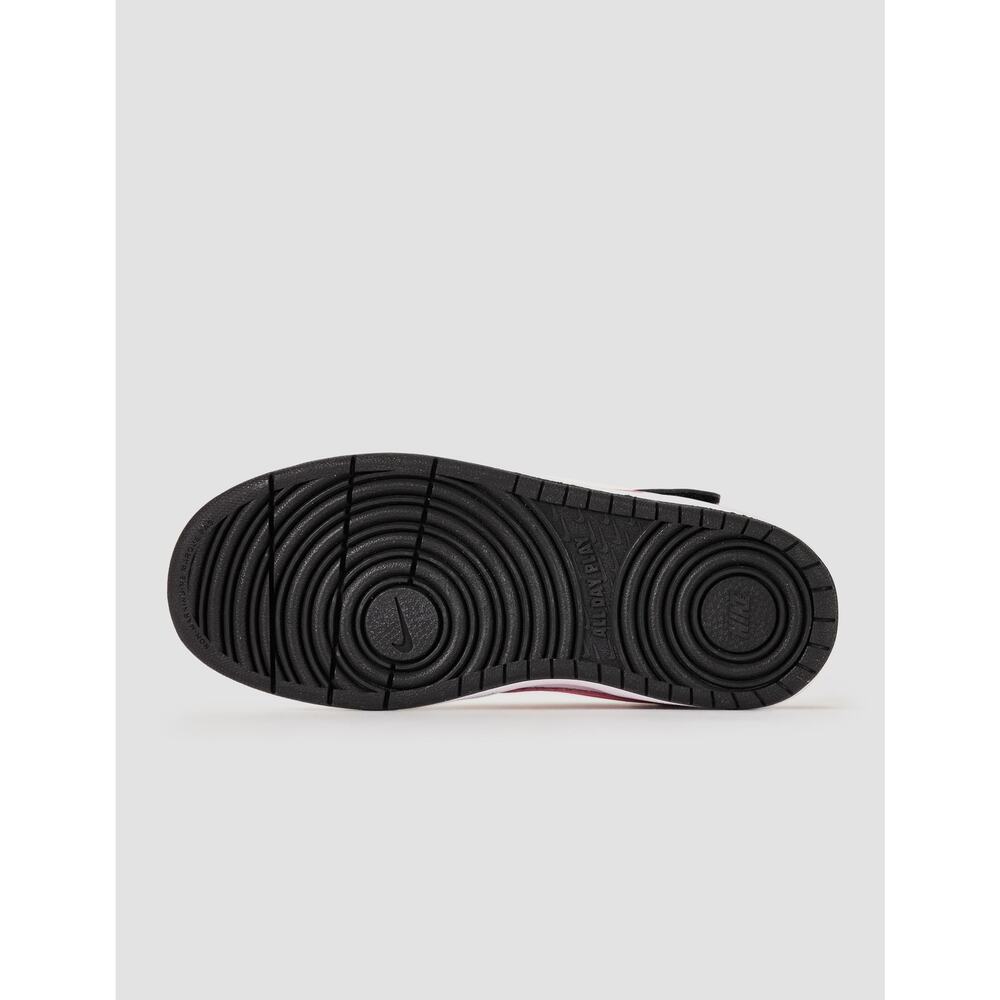 NWT Nike Big Kid's Court Borough Mid 2 Shoes, Black/Sunset Pulse-White, 5Y - Picture 6 of 6